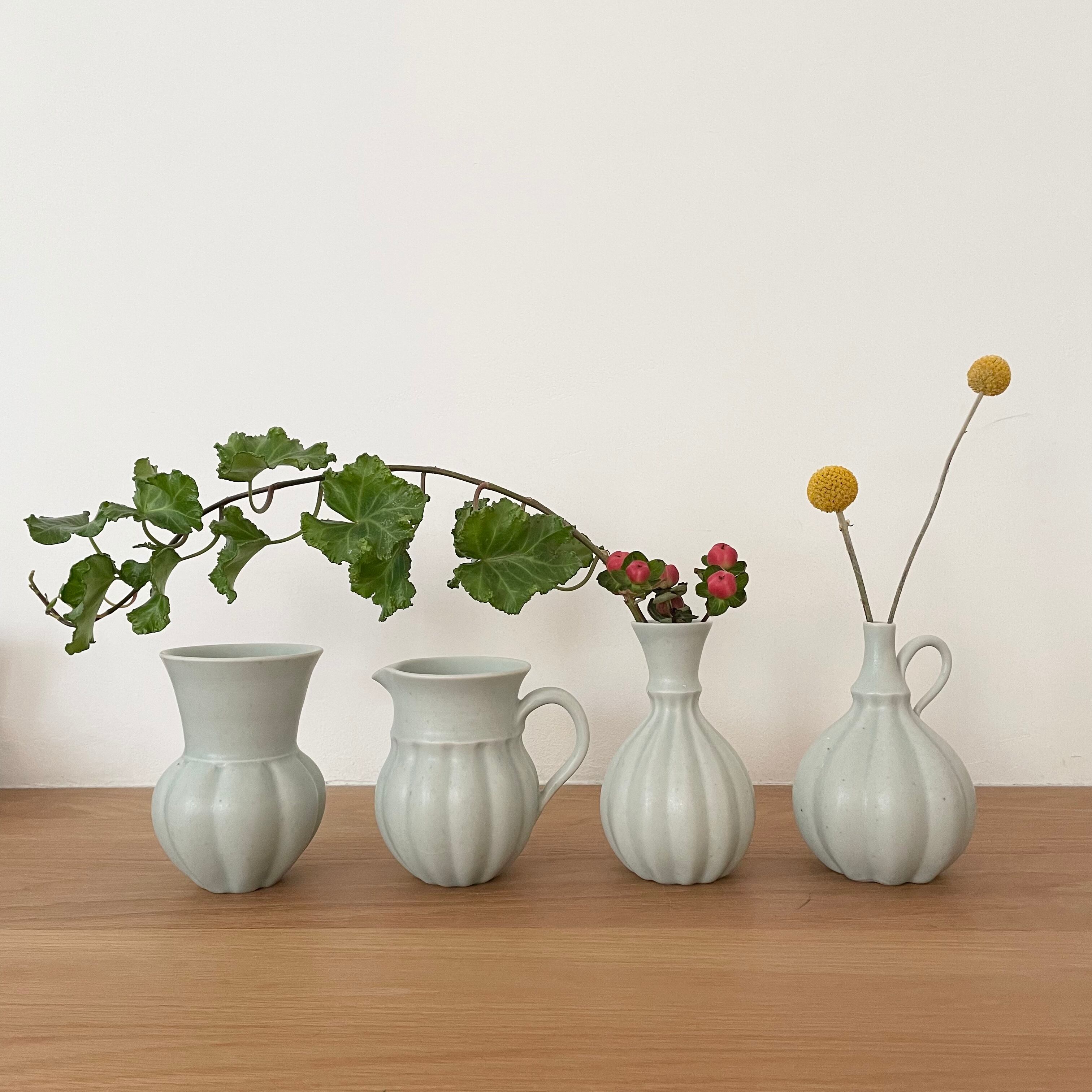 静風舍 副島微美子 大きめ白磁 花器/壺 作家物 | www.centraldoepirs