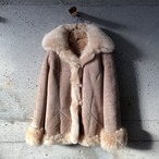reversible shearling coat