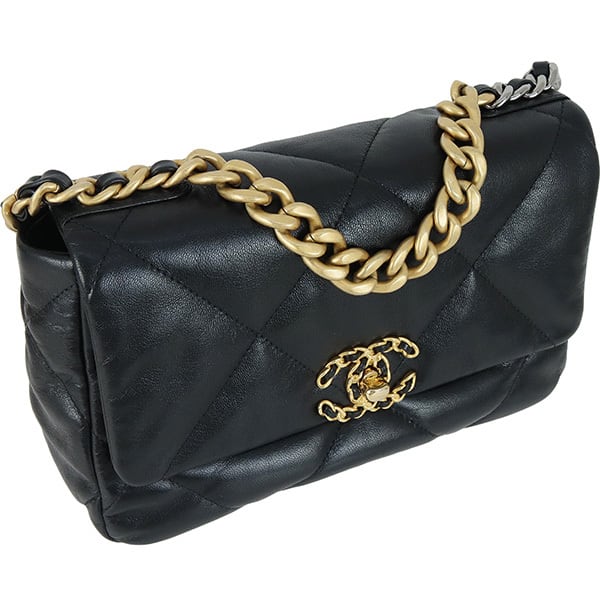 Used CHANEL シャネル CHANEL 19 チェーンショルダーバッグ ラムスキン
