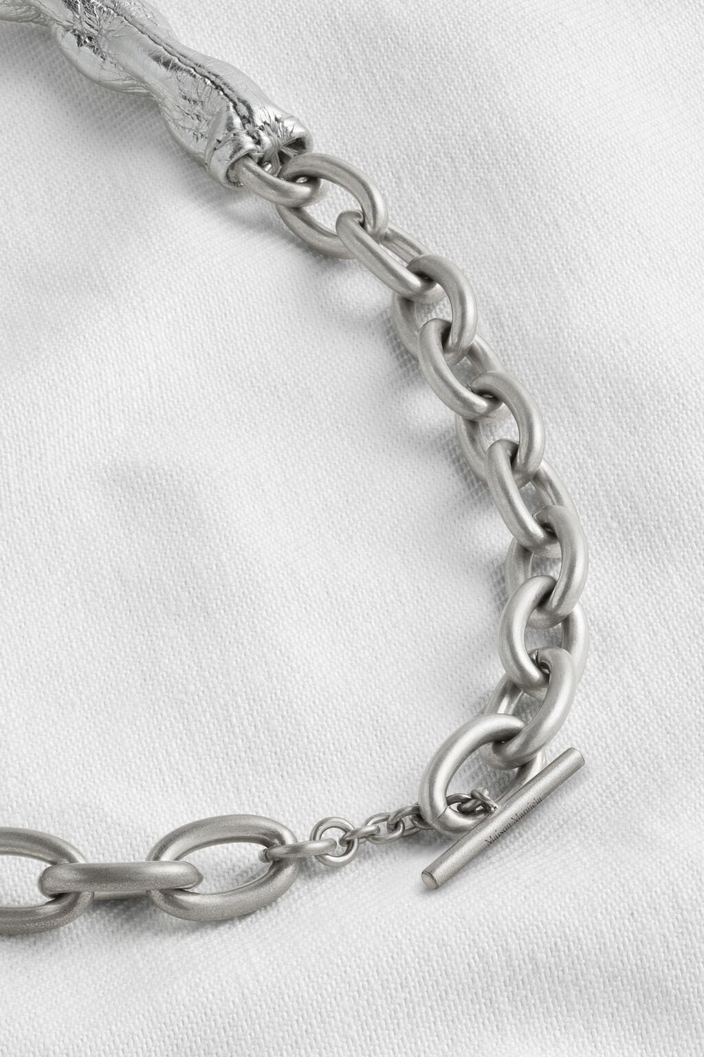 最終　MaisonMartinMargiela リングコイル チェーンネックレス Maison Margiela【メゾン マルジェラ 】「リンク」 スモール チェーン