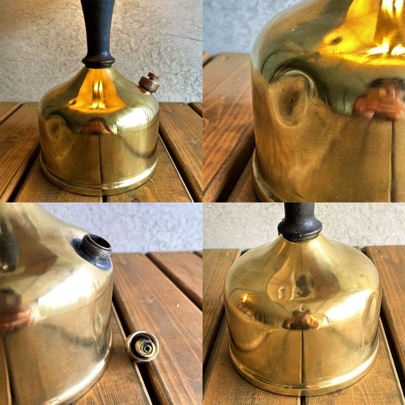 SP》コールマン 134 ビンテージ テーブルランプ 花柄ペーパーシェード