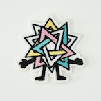 COLOくん 刺繍ステッカーワッペン