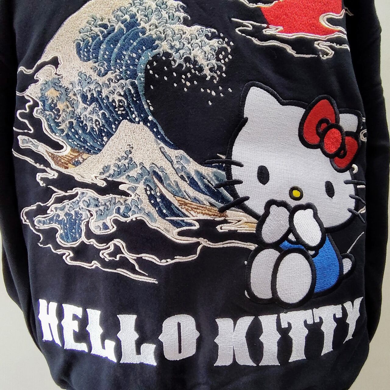 KITTY 北斎風 絡繰魂コラボ パーカー 黒 L XL XXL 絡繰魂ブランド
