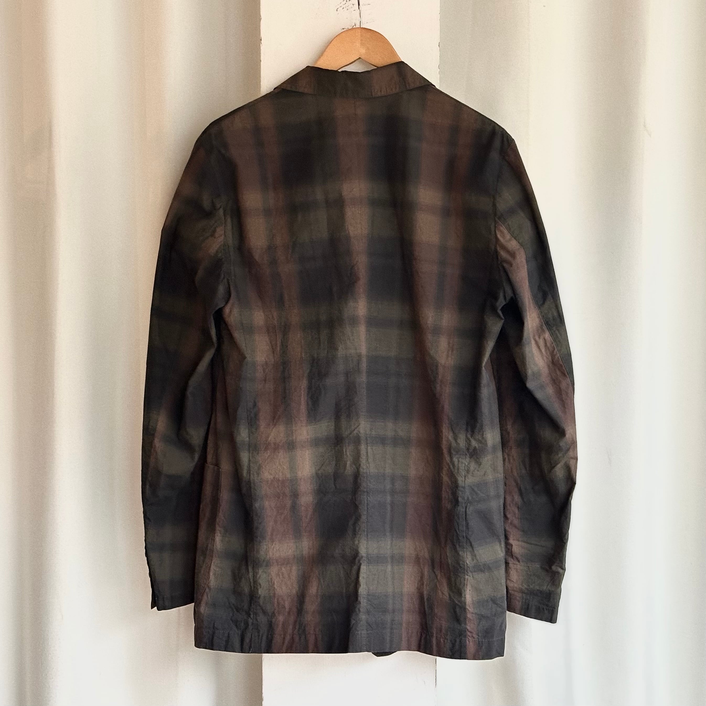 DRIES VAN NOTEN COTTON CHECK SHIRT JACKET | safarionline