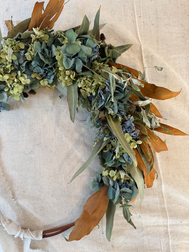 アジサイのドライハーフリースa