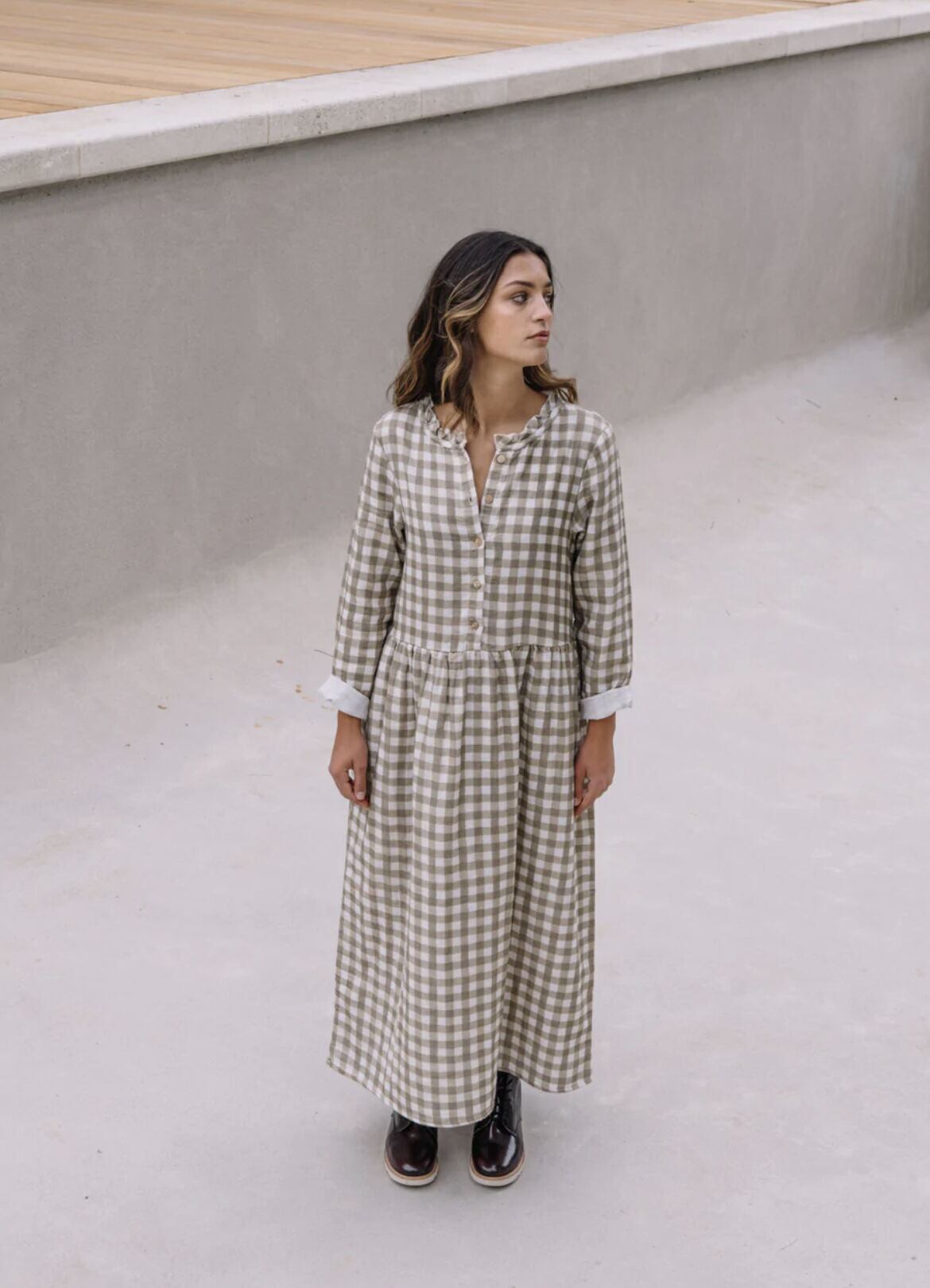 K　STUDIO BOHEME VERMONT DRESS スタジオボエム f5a32b850f9477d207b76fb5091032