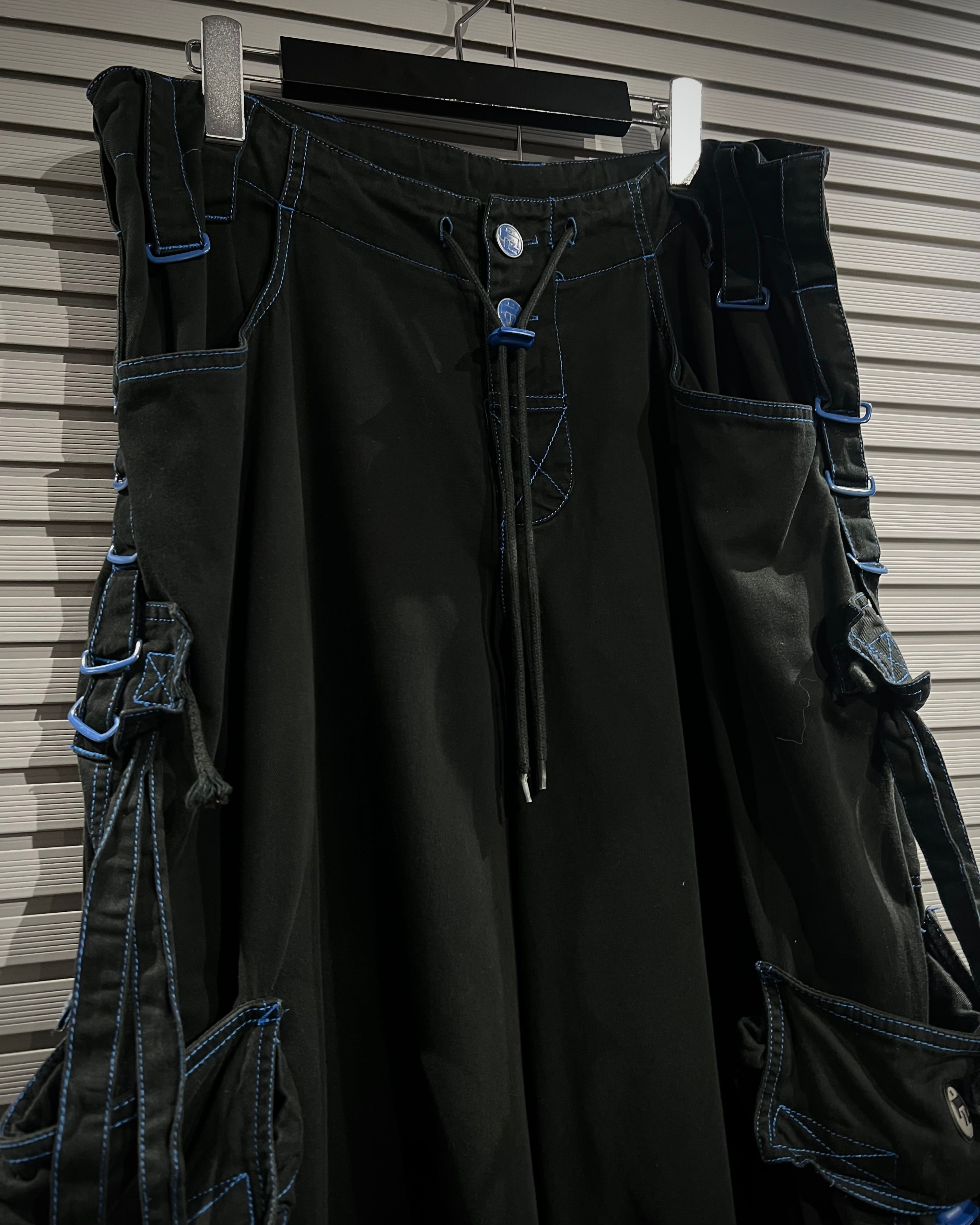 X VINTAGE】“ILLIG” Multiple Gimmick Vintage Rave Pants | Caka(カカ