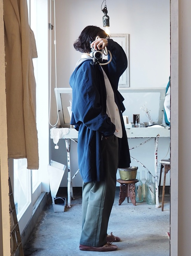 1970’s ~ 1980’s EURO? Bi-Color Hooded Coat