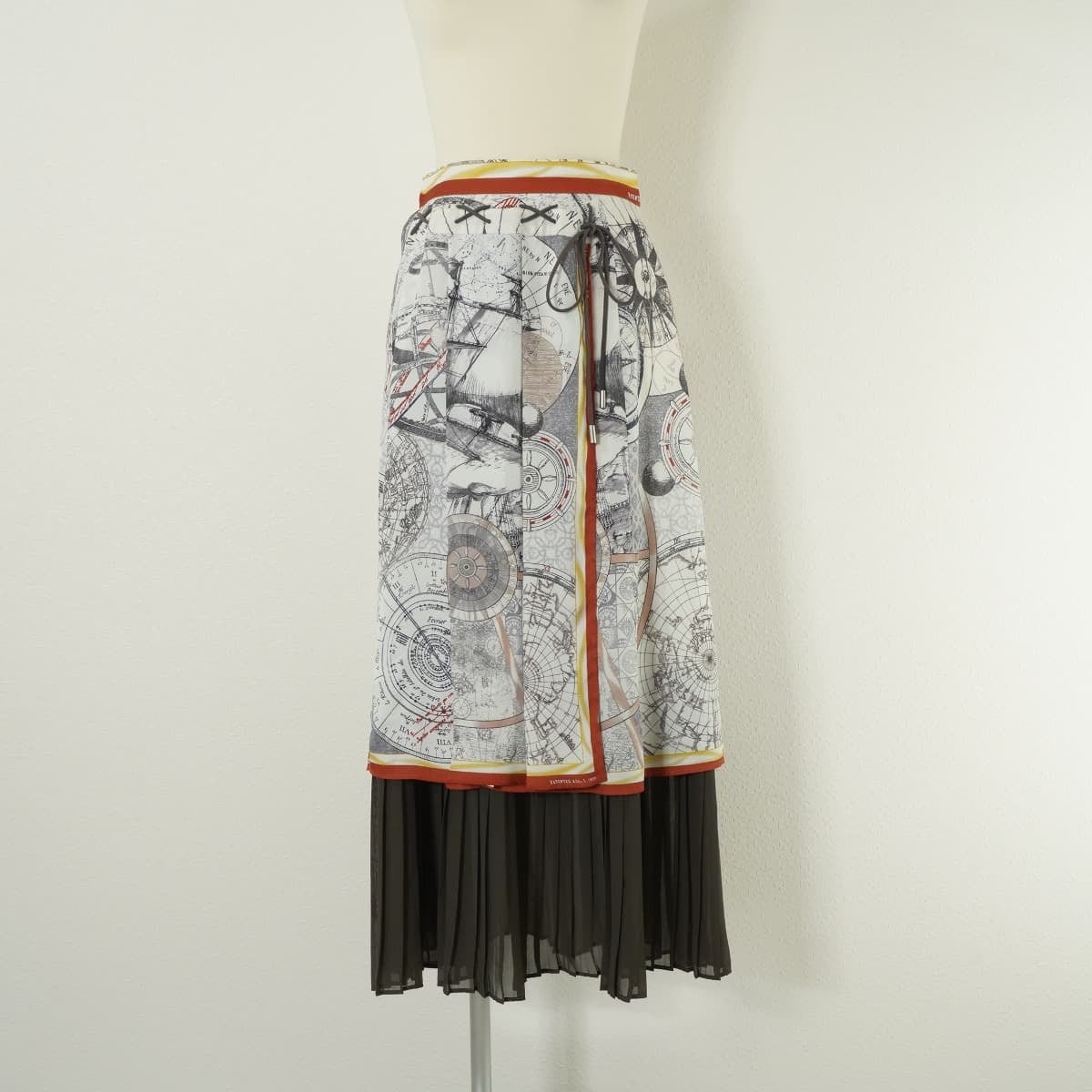 ameri vintage  / CRUISE SCARF  SKIRT