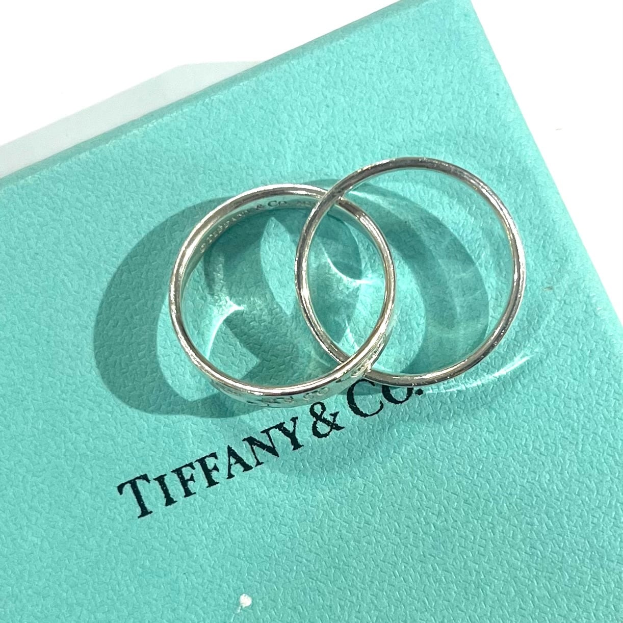 希少【TIFFANY&CO.】2993 1837 名品 インターロッキングサークル