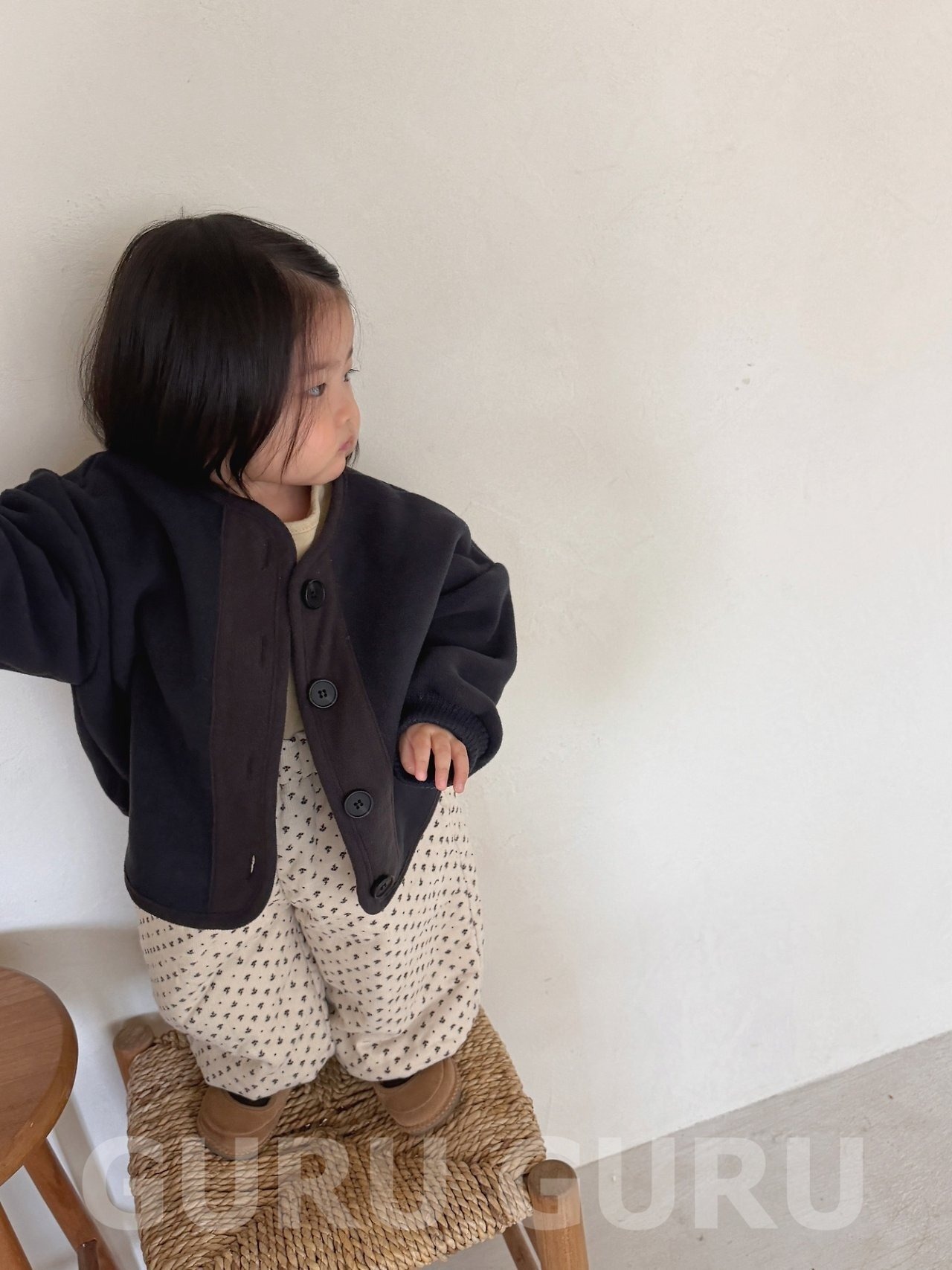 GURUGURU［取寄］flower bonding sausage pants 26winter