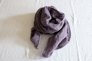 casane　リネンウールストール 小