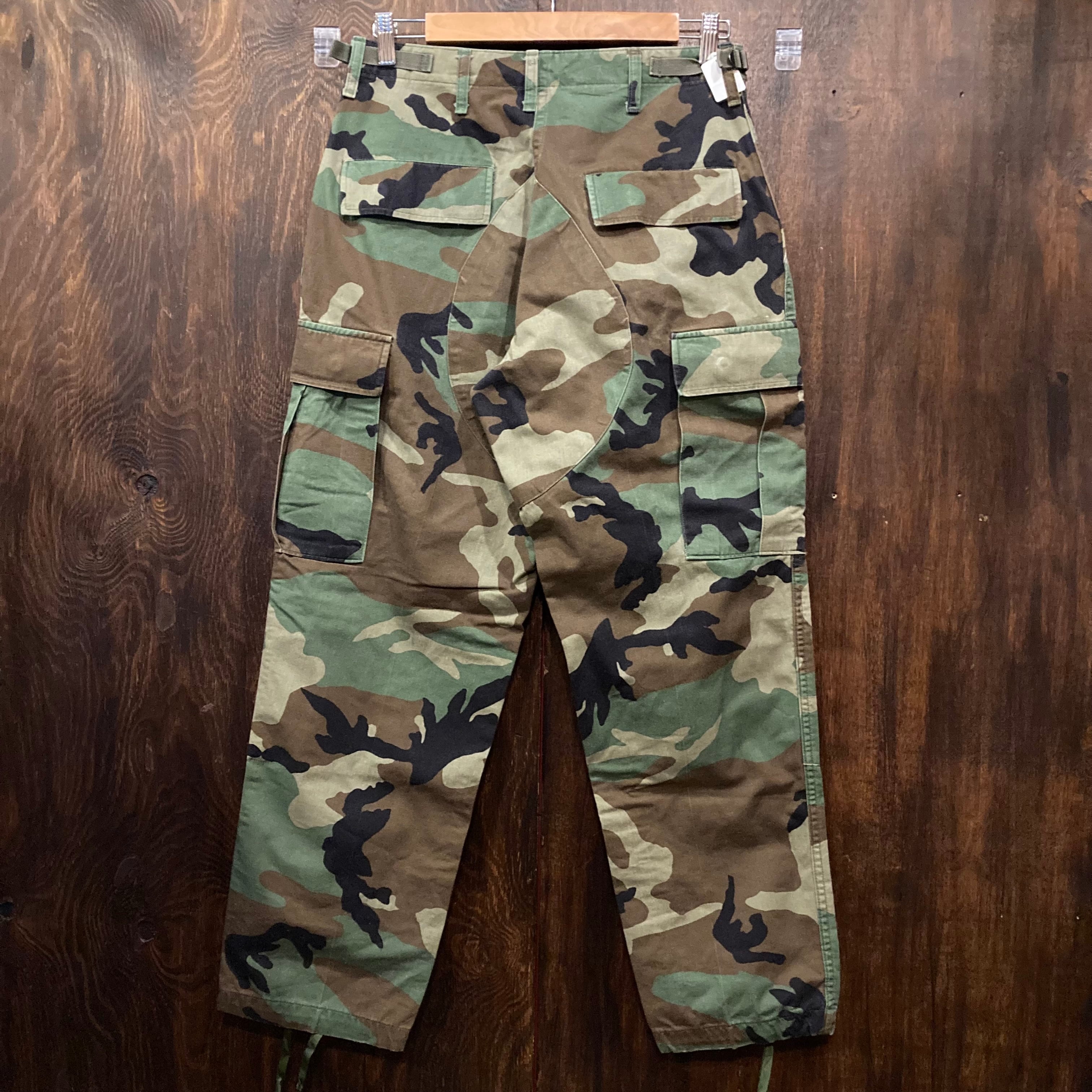 アメリカ軍 6ポケット カーゴパンツ 迷彩 ウッドランド ミリタリーBDU