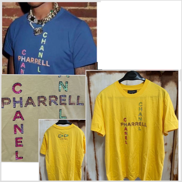 CHANEL X PHARRELL コラボ Tシャツ　YELLOW　