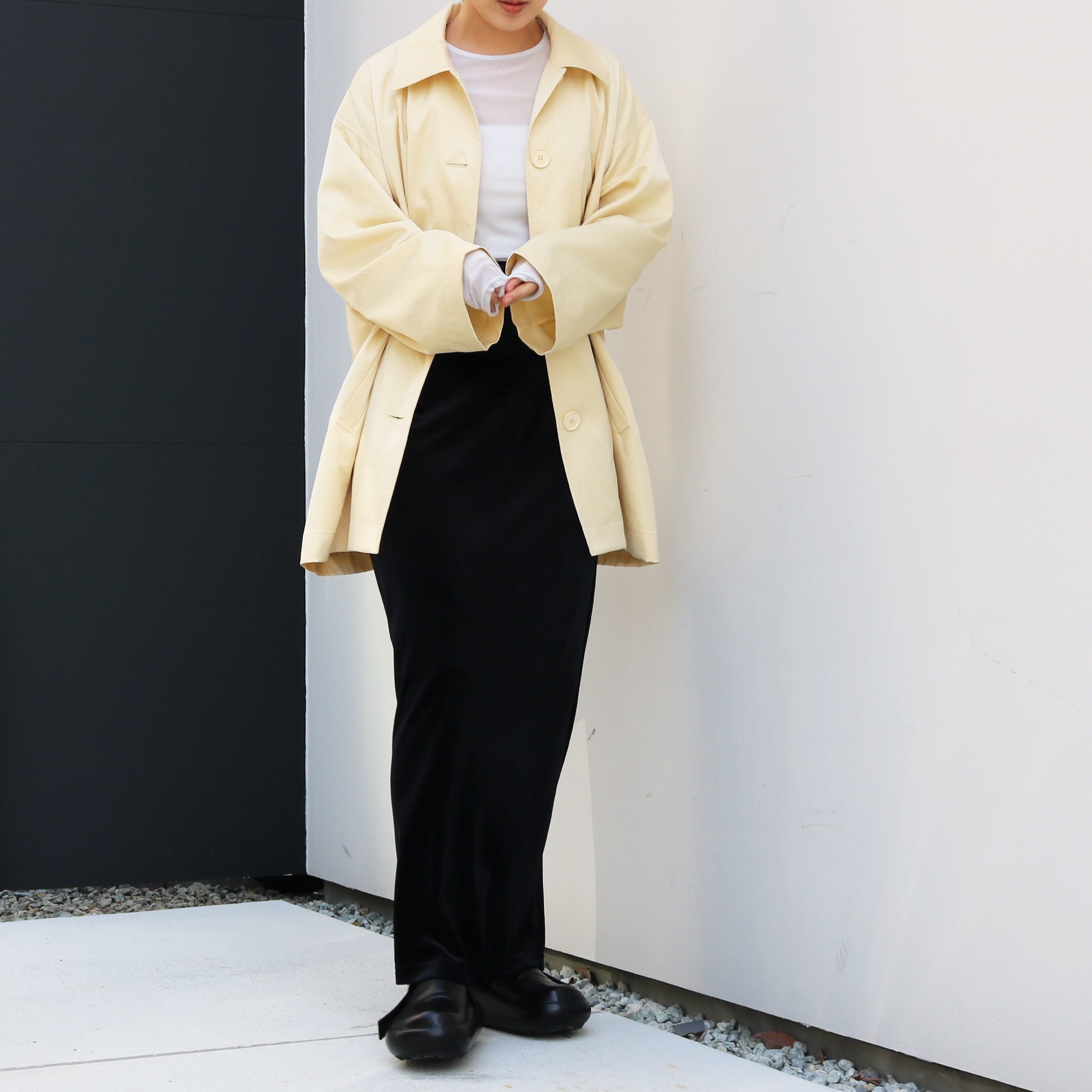 vintage satin coat -made in Japan - | aéré 