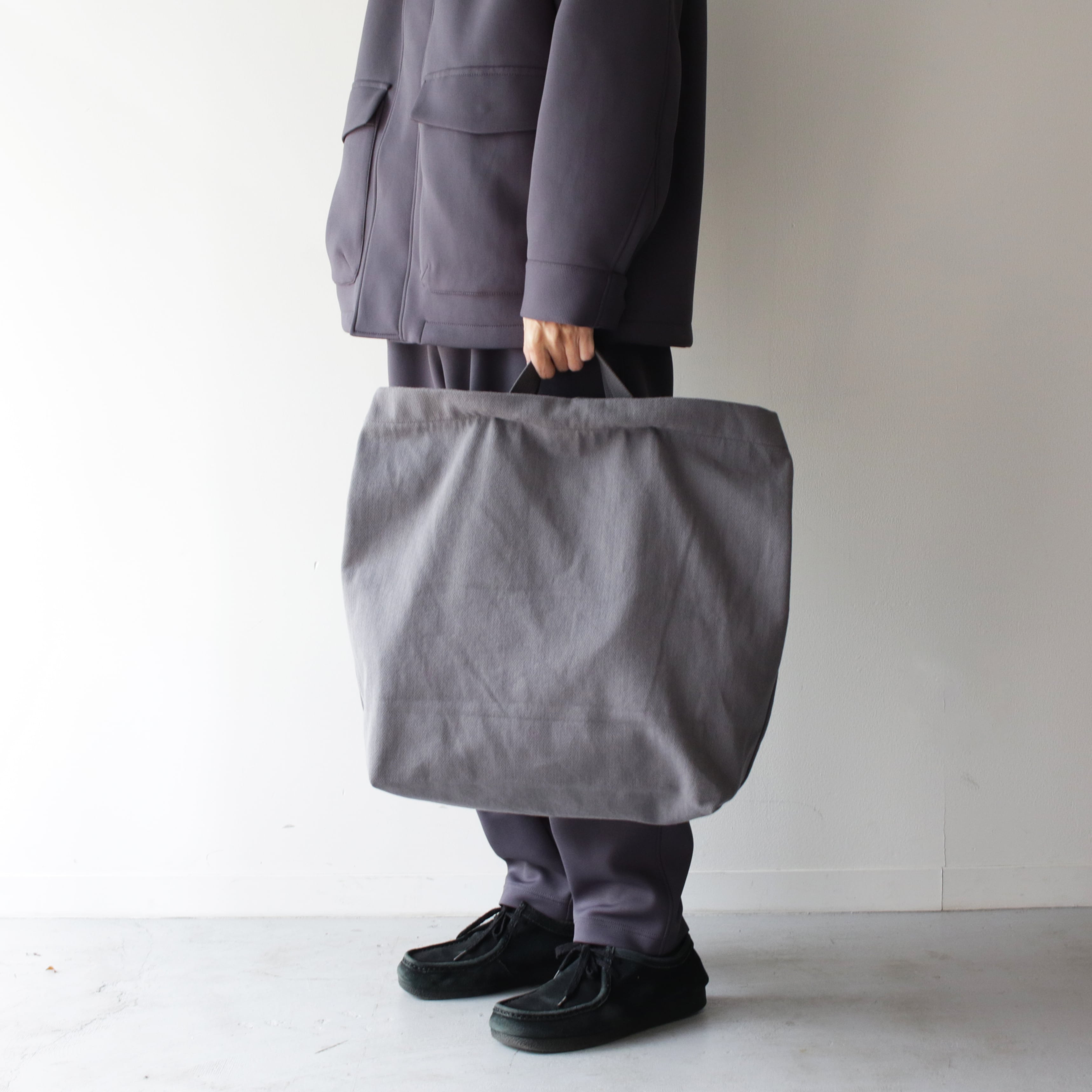 ERA./HOMMA HERRINGBONE BIG SHOULDER BAG | TheWeft ERA./HOMMA HERRINGBONE BIG SHOULDER BAG | TheWeft