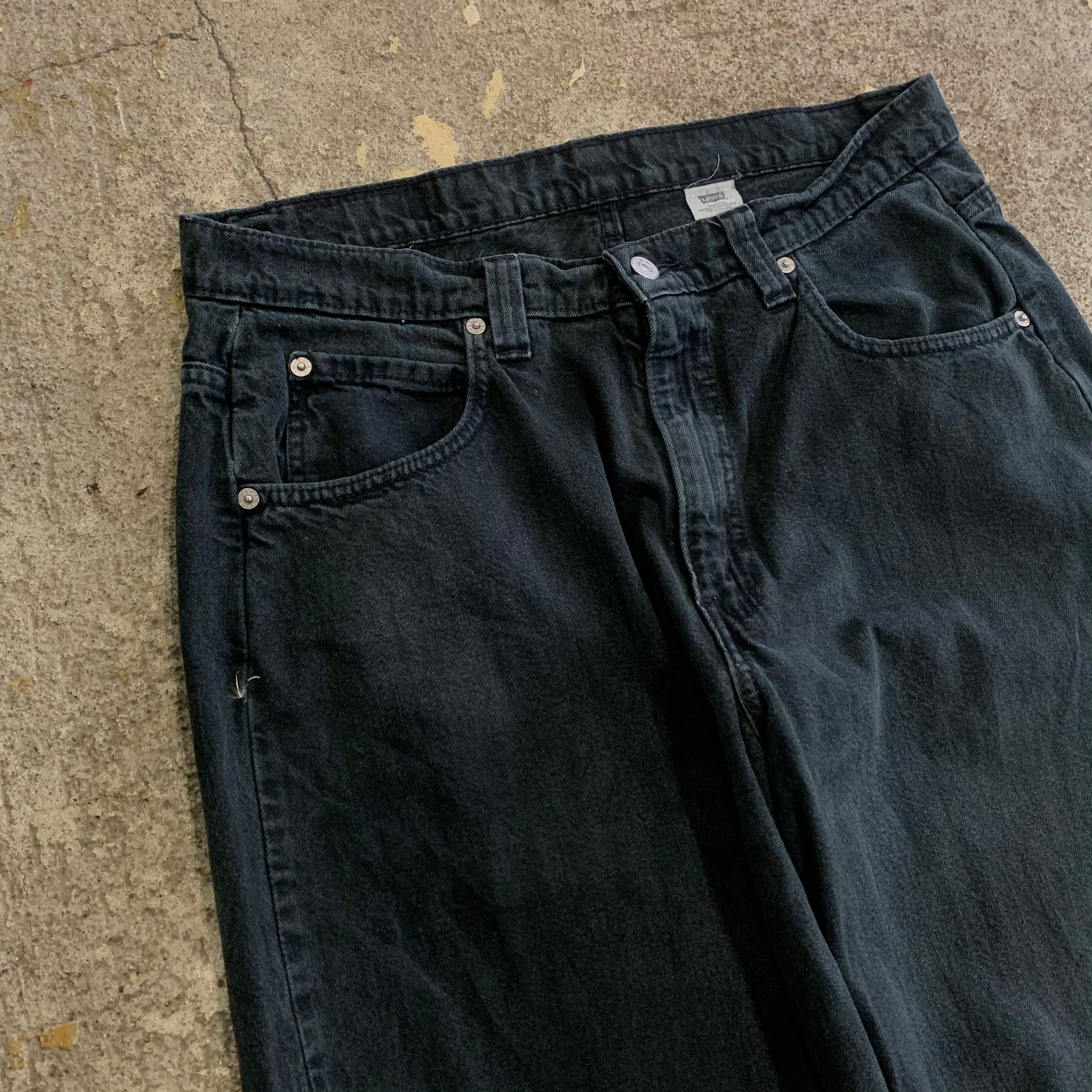 90s levis L2 black denim pants | What
