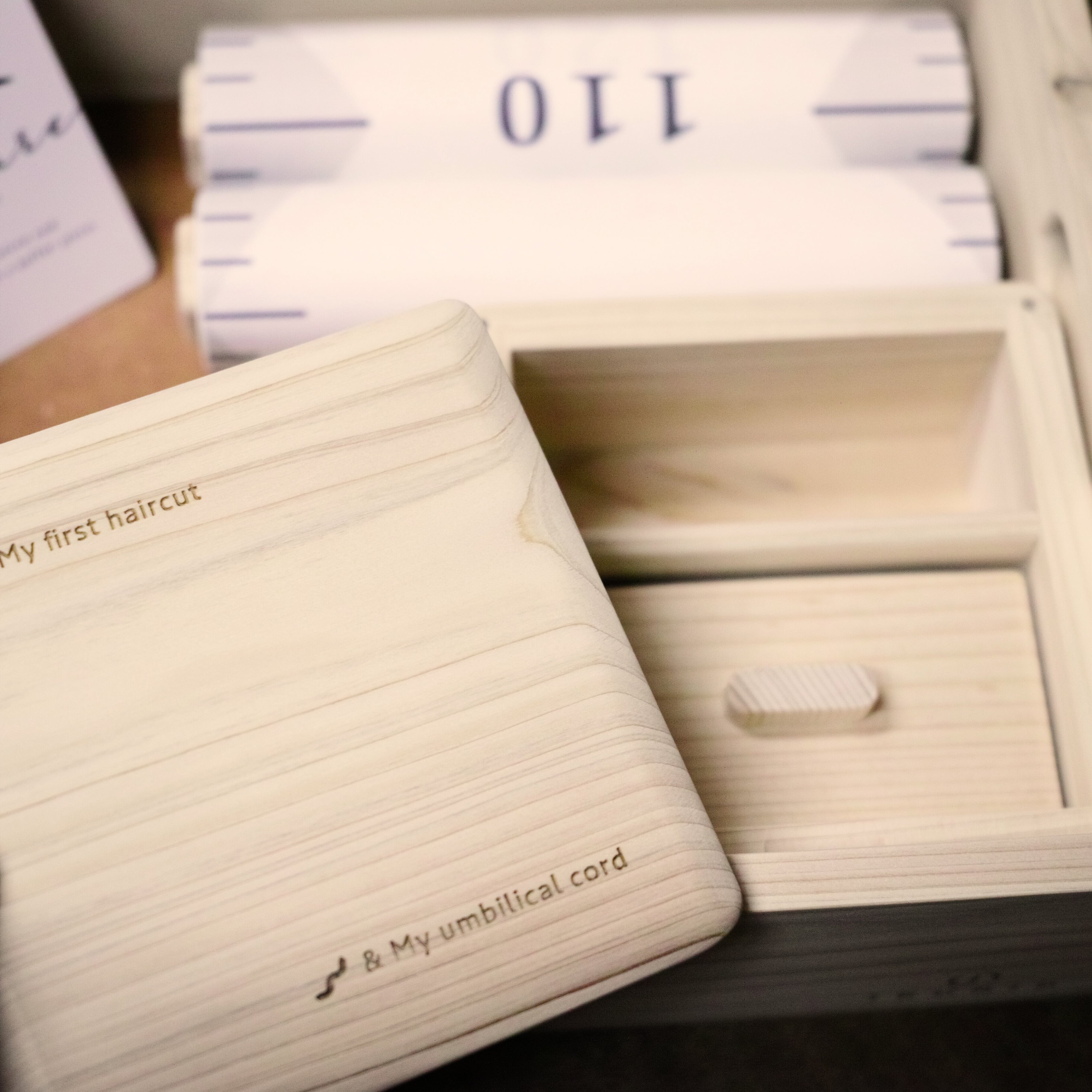 メモリアルボックス | ご出産お祝い 思い出を残す | 木のおもちゃ 家具