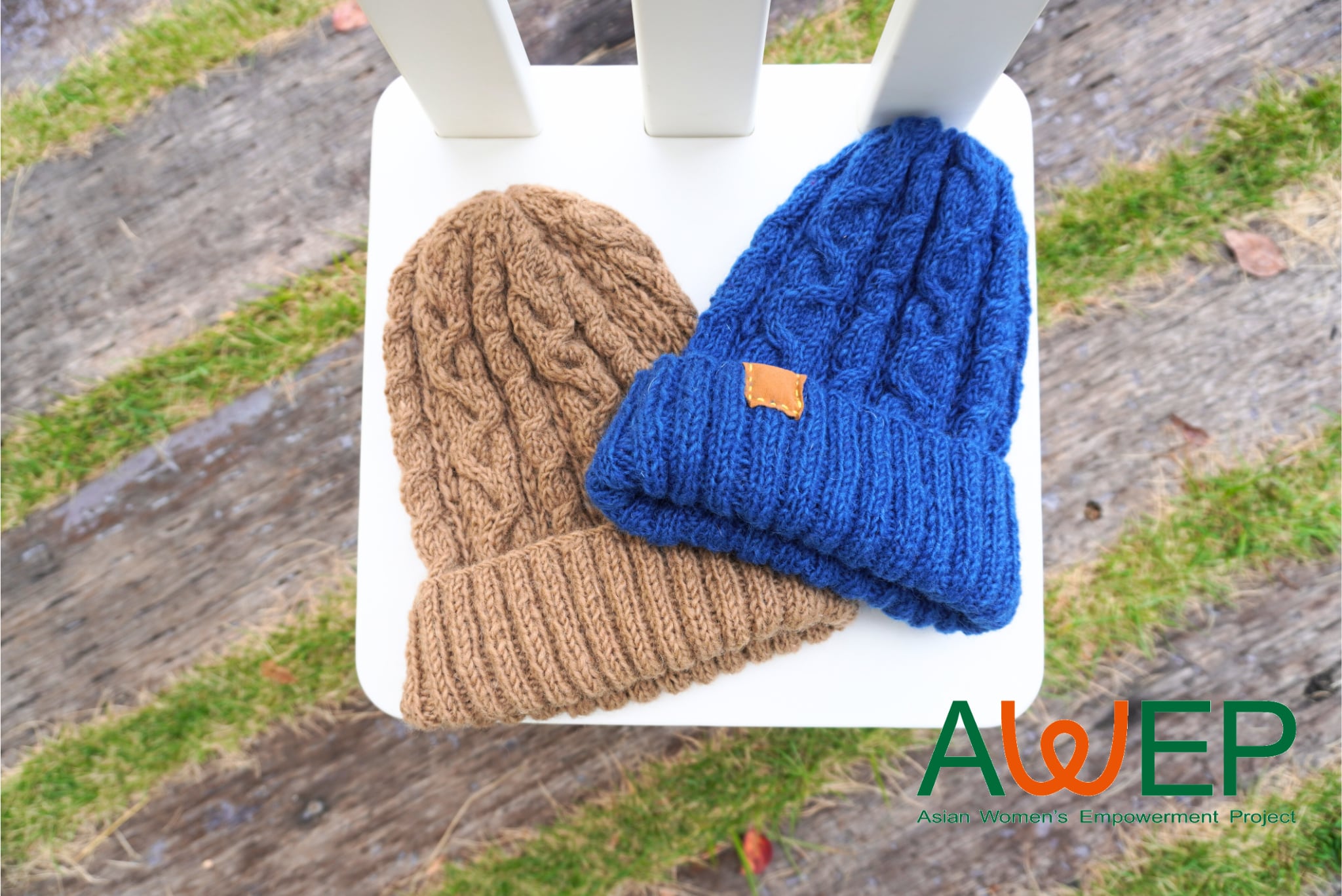 手編み帽子 NM19-AC01 | AWEPフェアトレードショップ－アジアの女性と