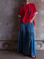 tay Original【BLACK and RE-SEW】/Vintage H'mong Skirt