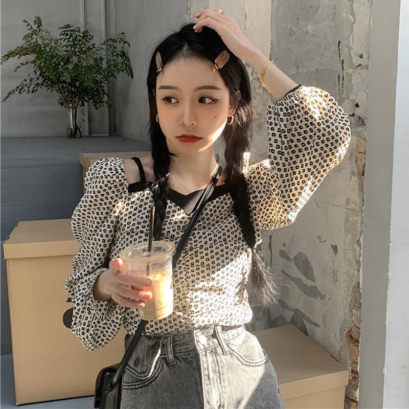 スタンダードスタイルシャツ スプリングストラップレス ロング レトロ 春物 1号婦人81661508973