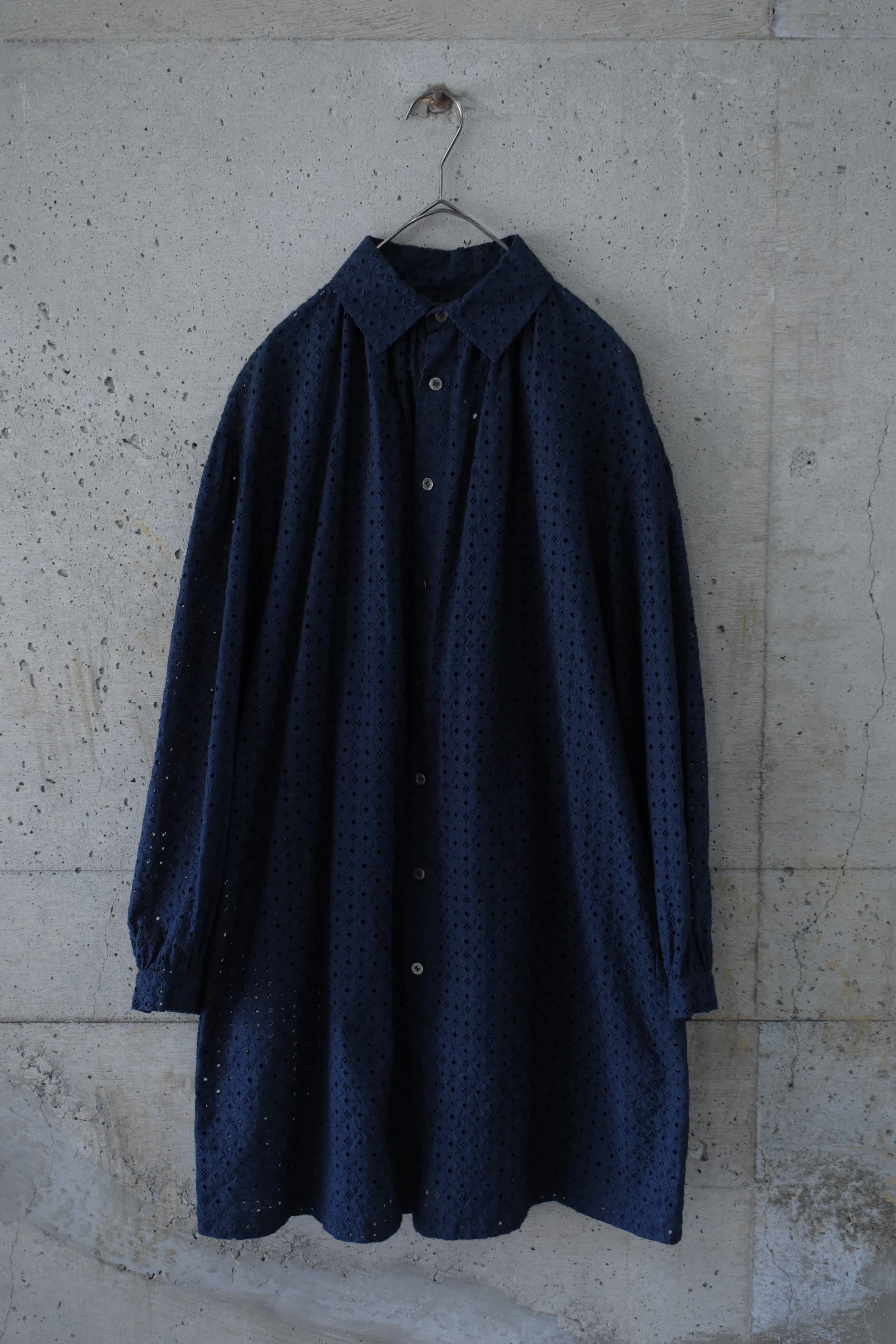 All-over lace gathered one-piece