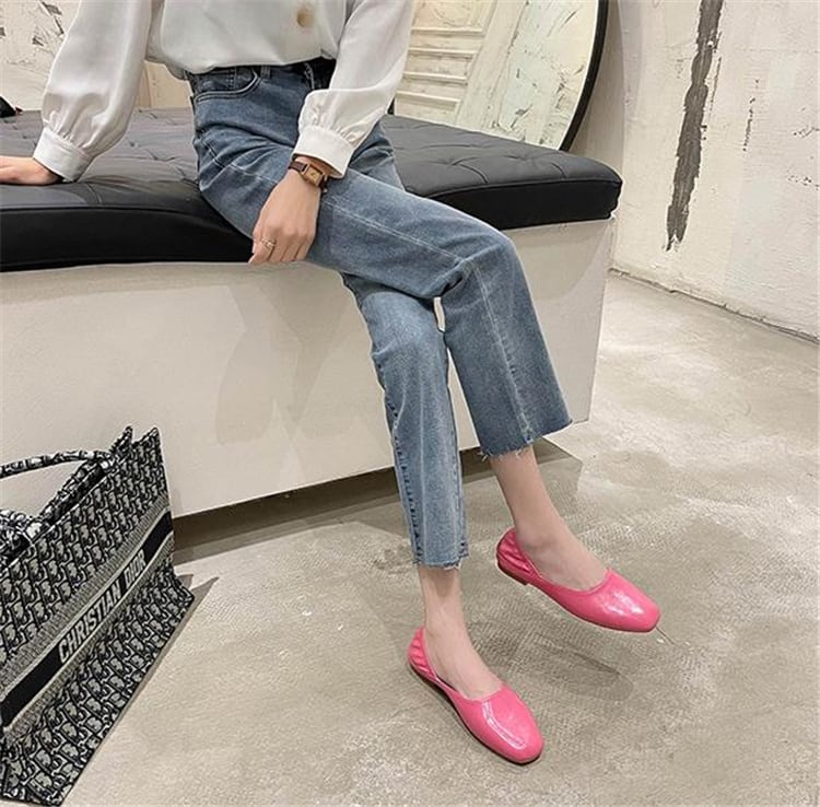 コーデが簡単に決まるから断然ラクチン エンドウ豆シューズ ナースシューズ ピュアカラー