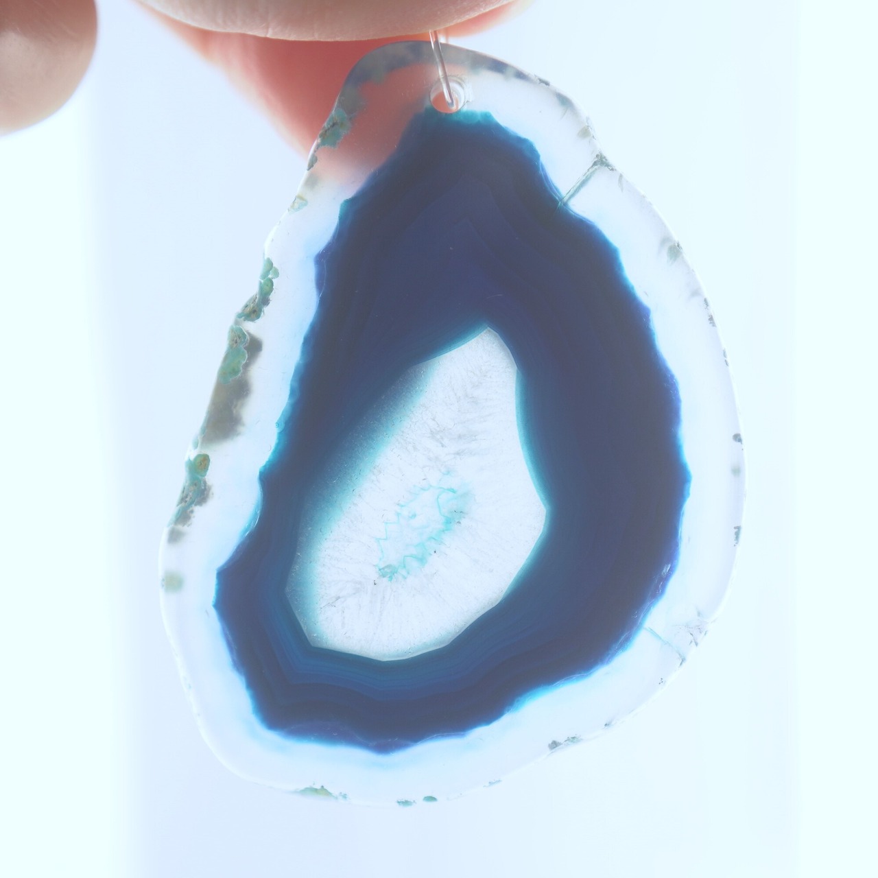 Deep Blue 04 - アゲートヒーリングチャイム / Agate Sun Catcher Wind Chime 266