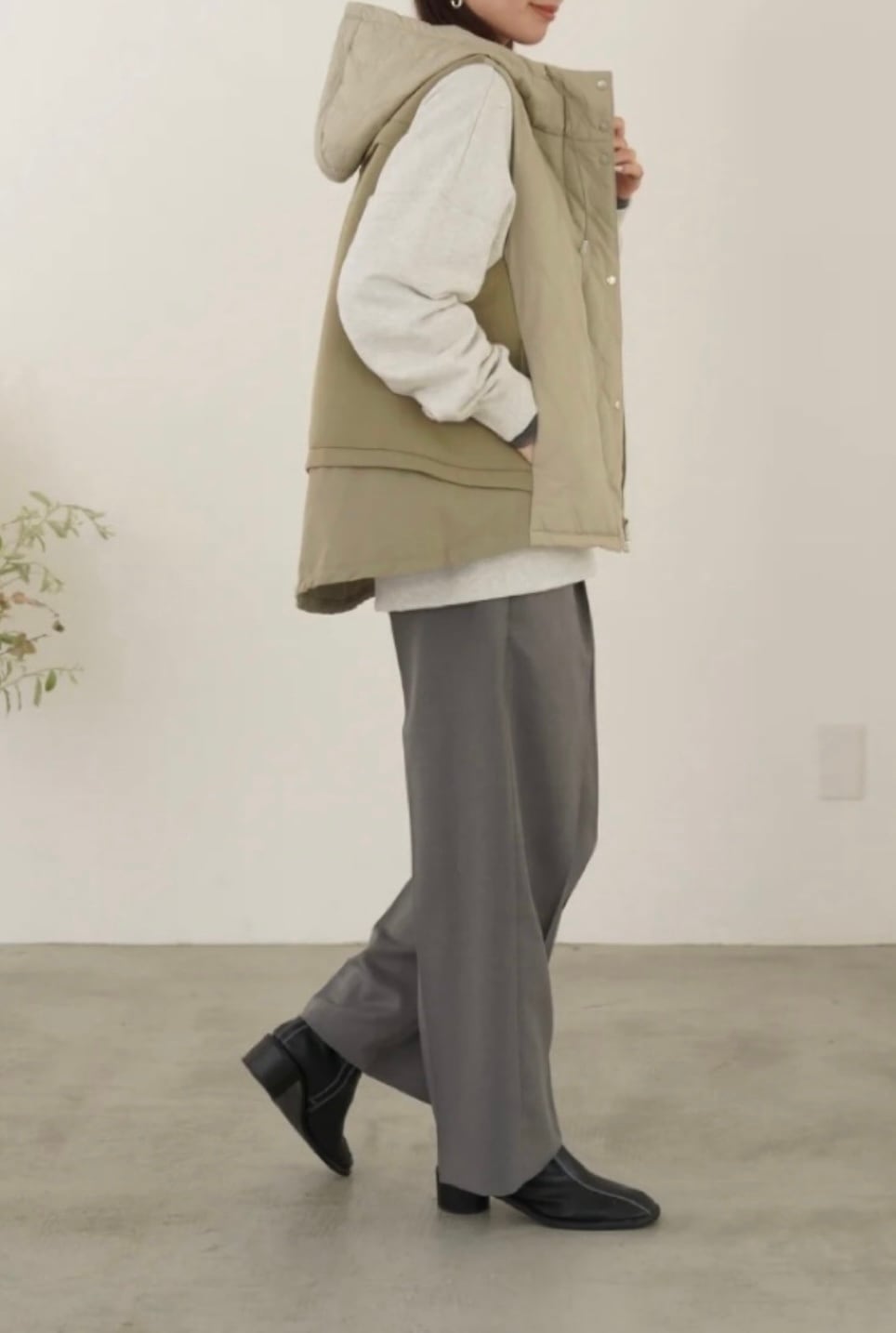 minkchair キルティングフードベスト 15929 ミンクチェアー | ANTILL