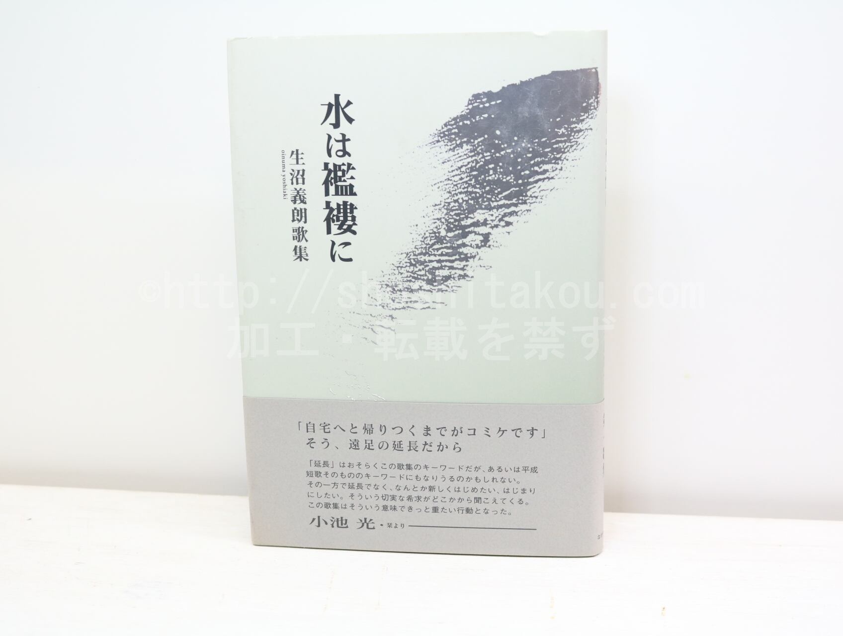 水は襤褸に　生沼義朗歌集　/　生沼義朗　　[32574]