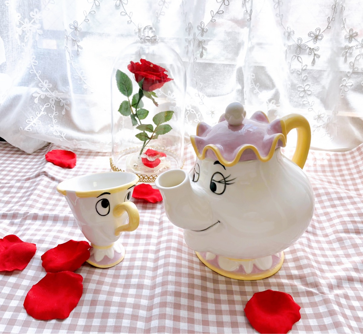 美女と野獣のティーセット♡ポット夫人＆チップ君 | アトリエpeach 