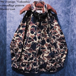 【doppio】90's vintage "Colombia" camouflage pattern Hunter coat