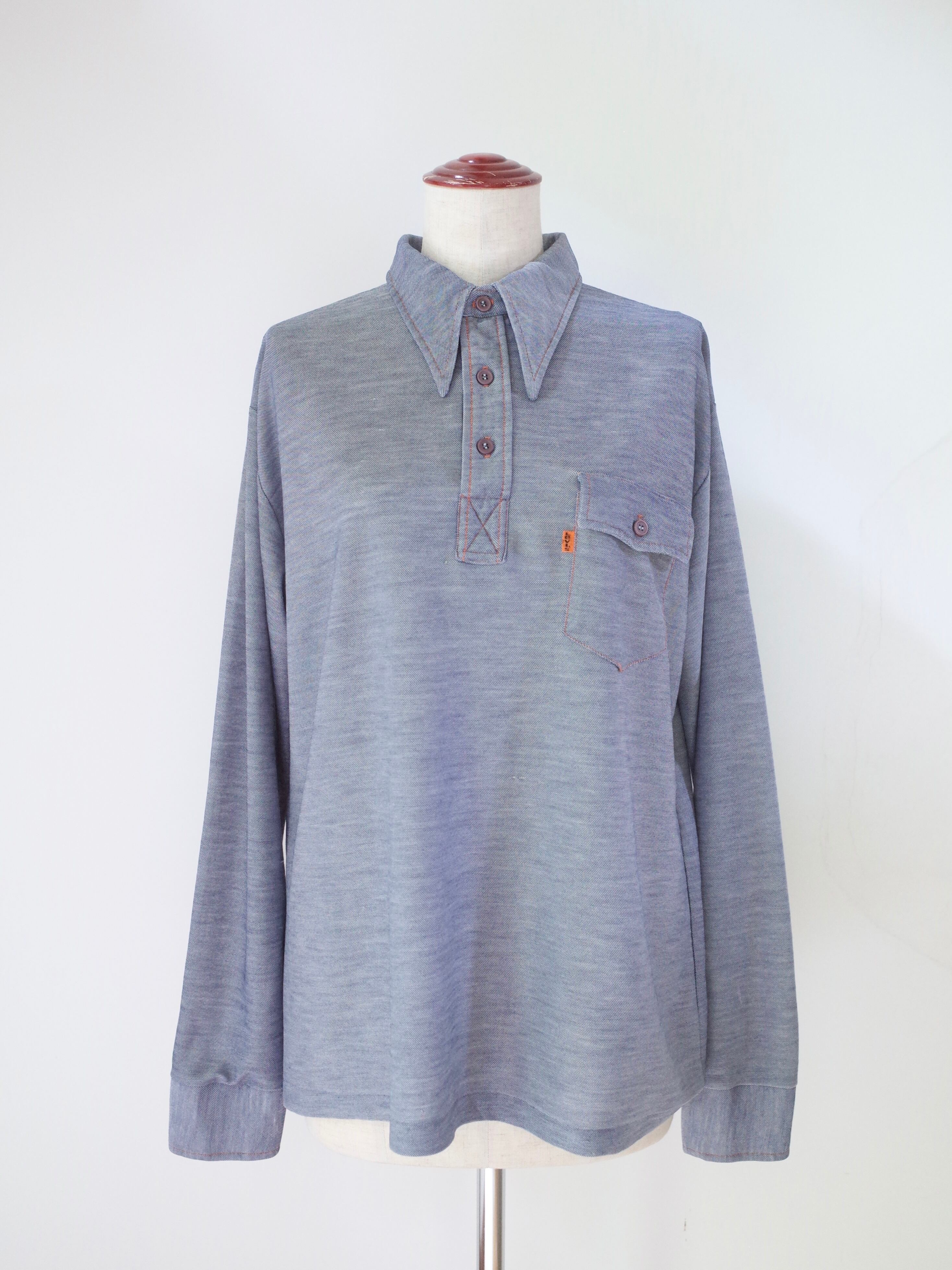 70s Levi's PANATELA poly shirt