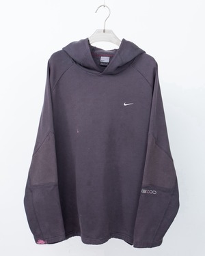 "NIKE" embroidery good fade raglan sleeve hoodie sweat