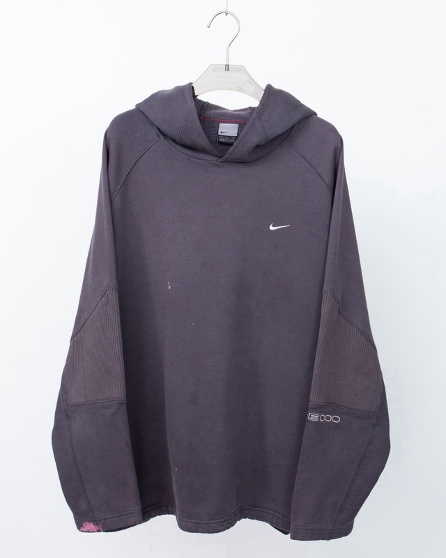 "NIKE" embroidery good fade raglan sleeve hoodie sweat