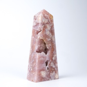 ピンク フラワーアゲート / タワー ポイント【2】