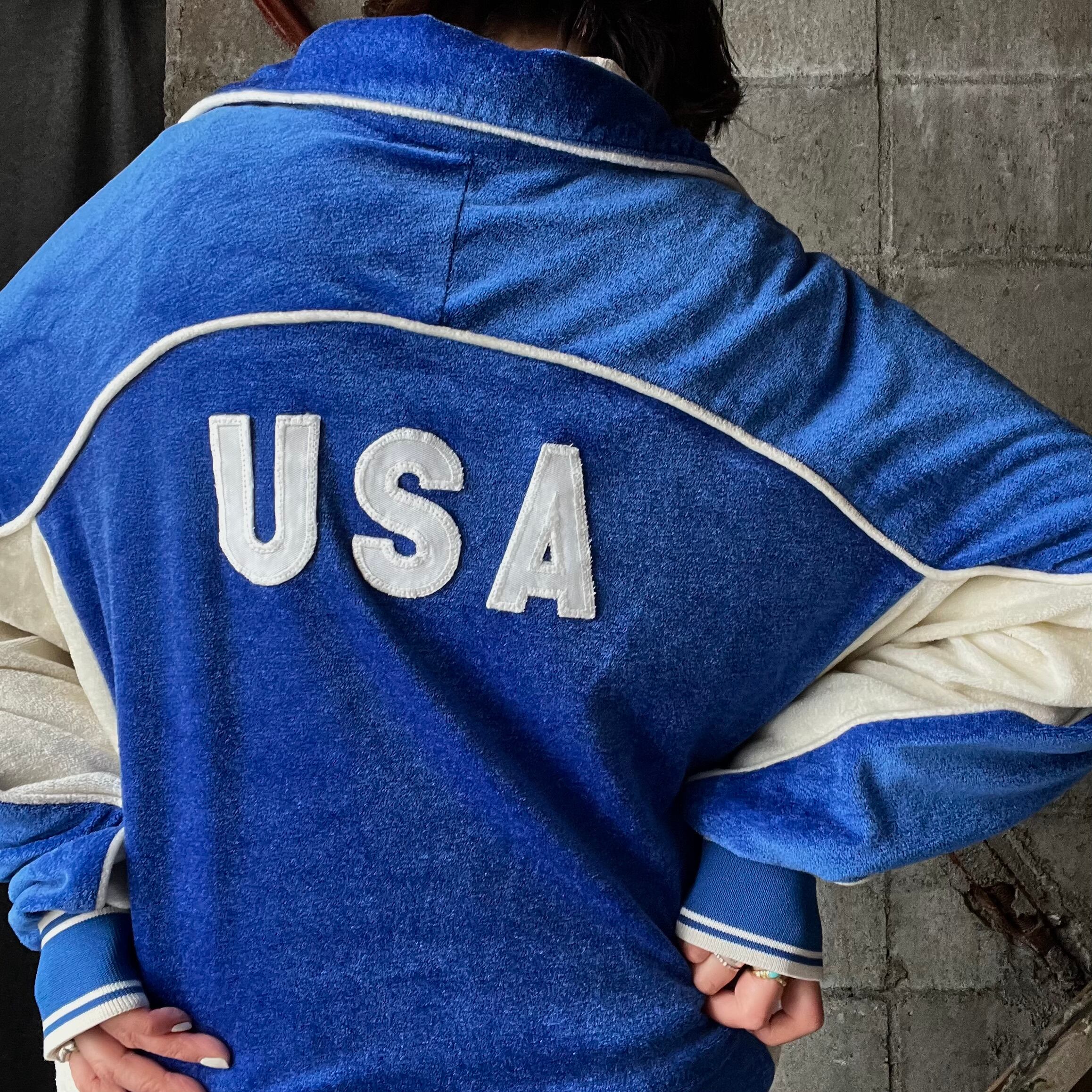 used- 【Levi's】 velour pile jersey track jacket (C) (made in USA