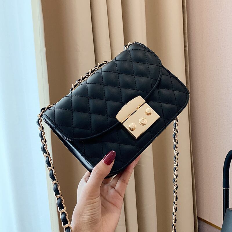 ネットレッドレディーススモールバッグ2020新しい流行のファッションワイルドインチェーンショルダーバッグサマーメッセンジャースモールスクエアバッグ 手作りハンドバック53789264014