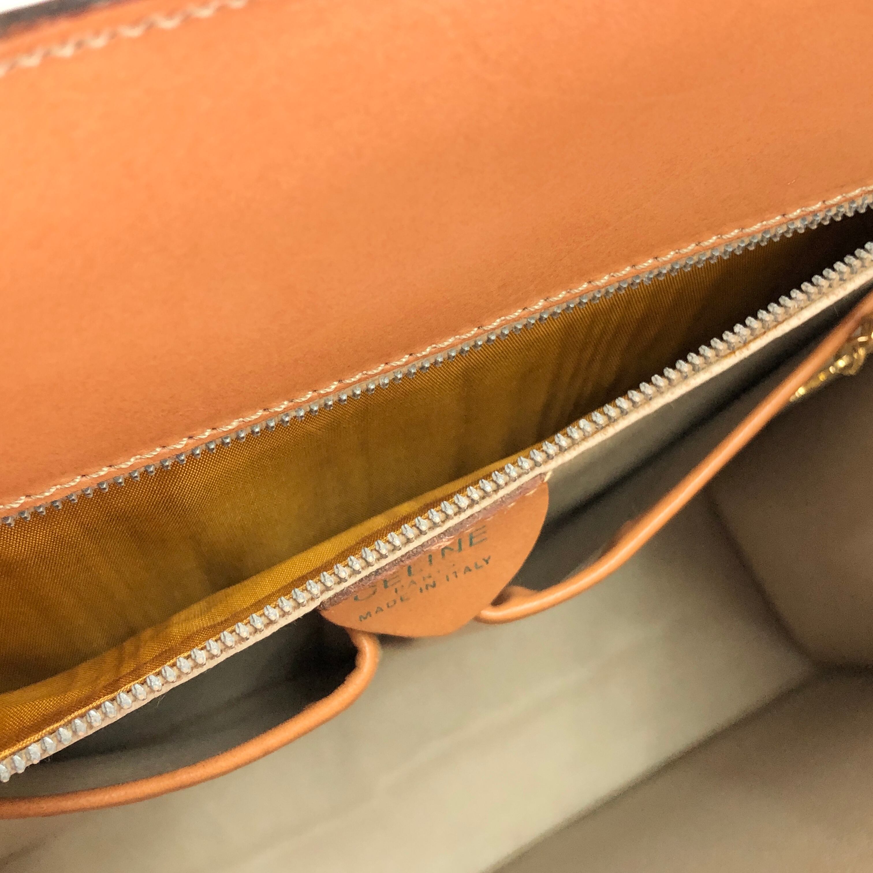 CELINE セリーヌ マカダム スターサークル スクエア ワンハンドル