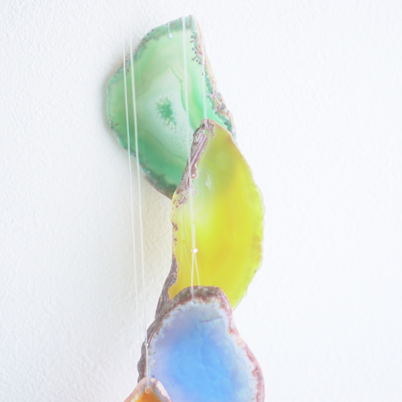 Summer Beach 04 - アゲートヒーリングチャイム / Agate Sun Catcher Wind Chime 372