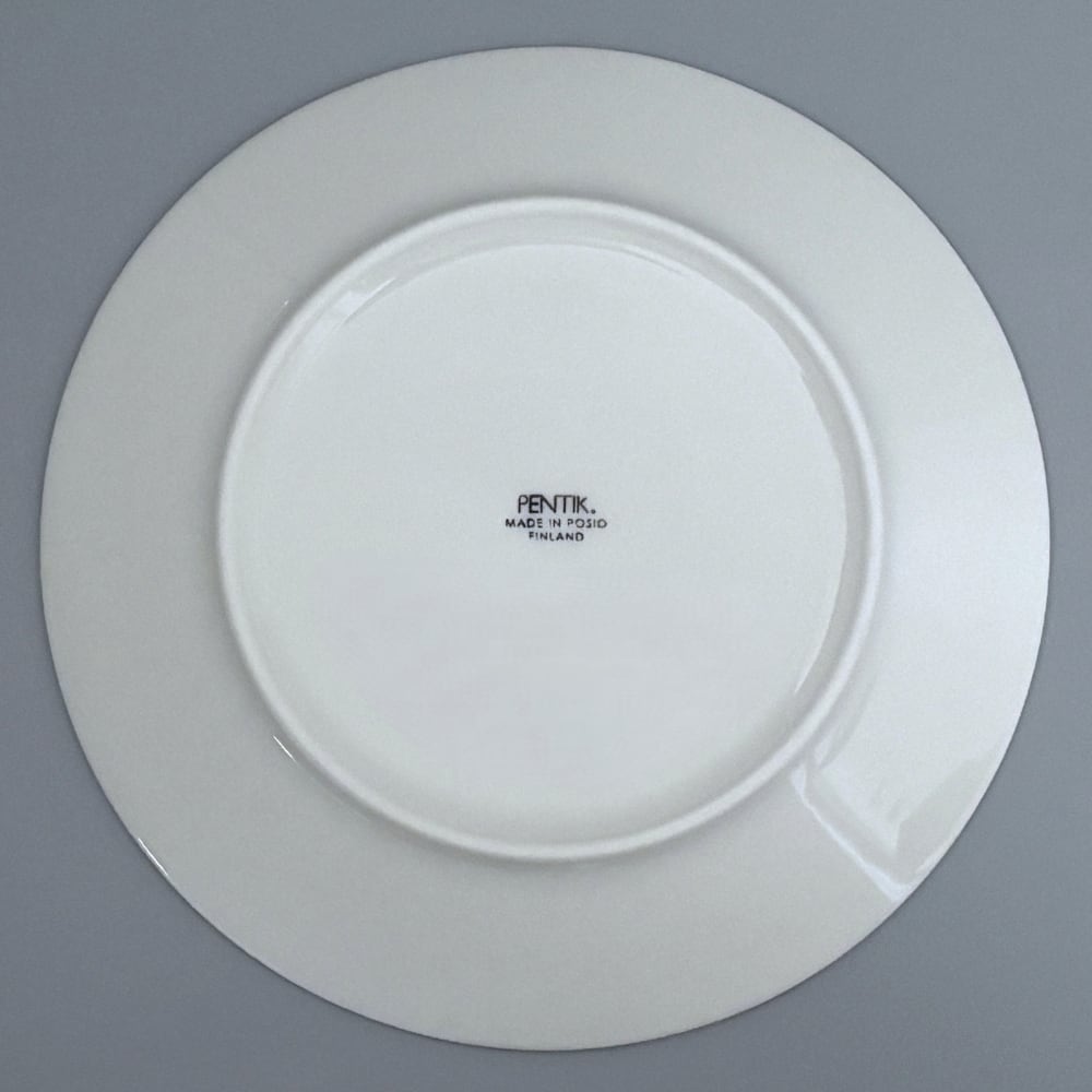 PENTIK】Saaga Plate（サーガ プレート） ホワイト 21 cm | 北欧雑貨