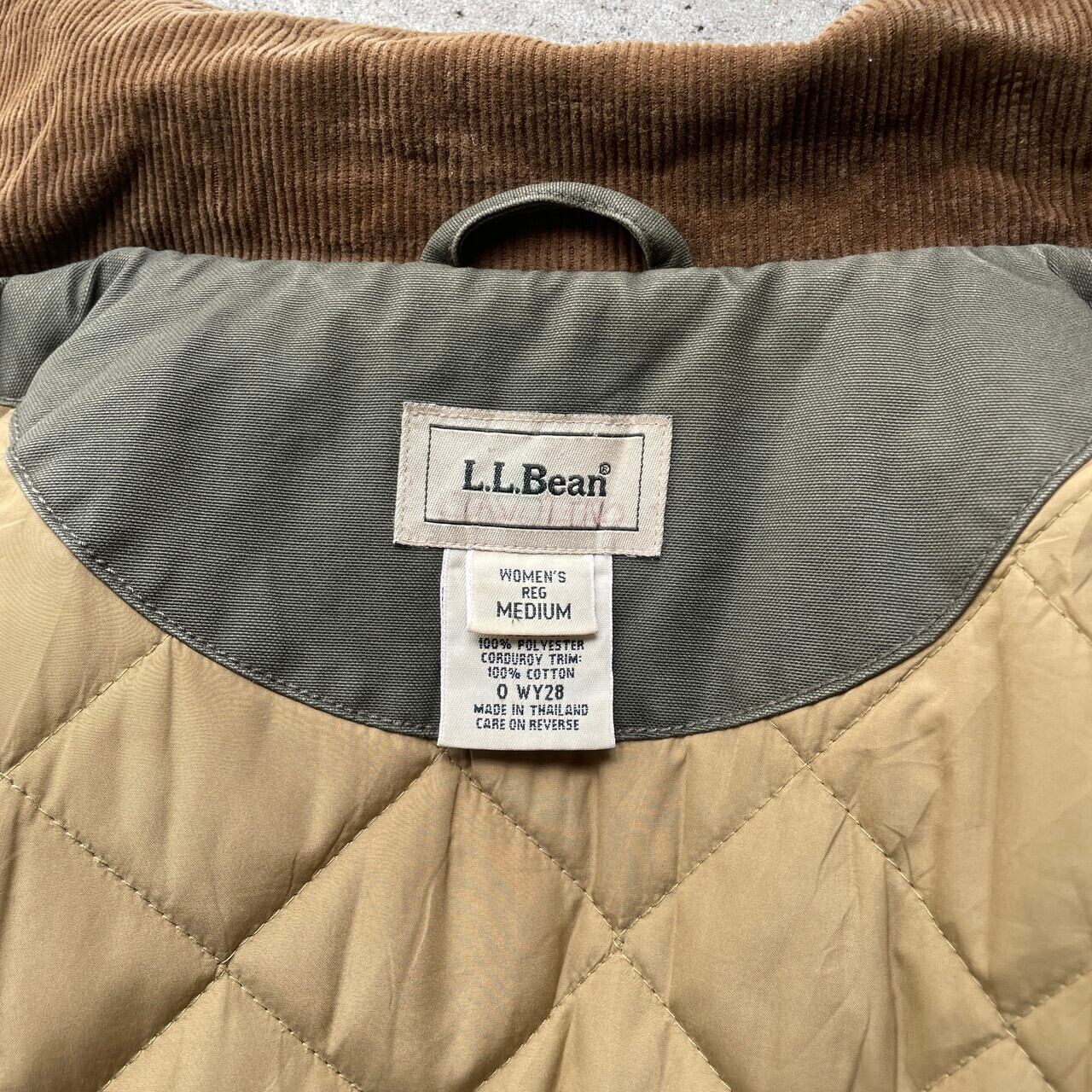 LLBean ハンティングジャケット コート 中綿 キルティング ベージュ