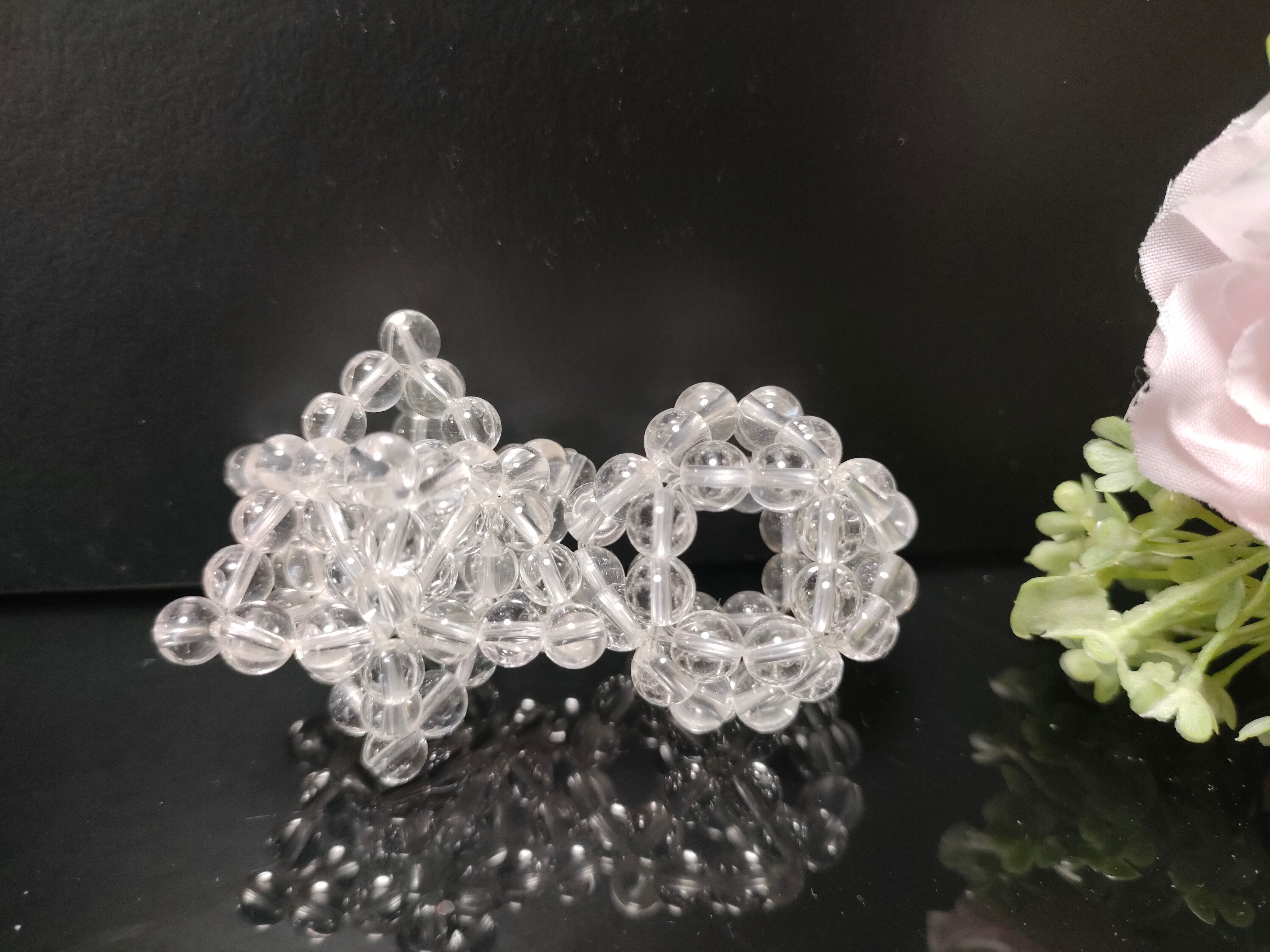 水晶ビーズのマカバ&ベクトル平衡体のセット | shinyjewel