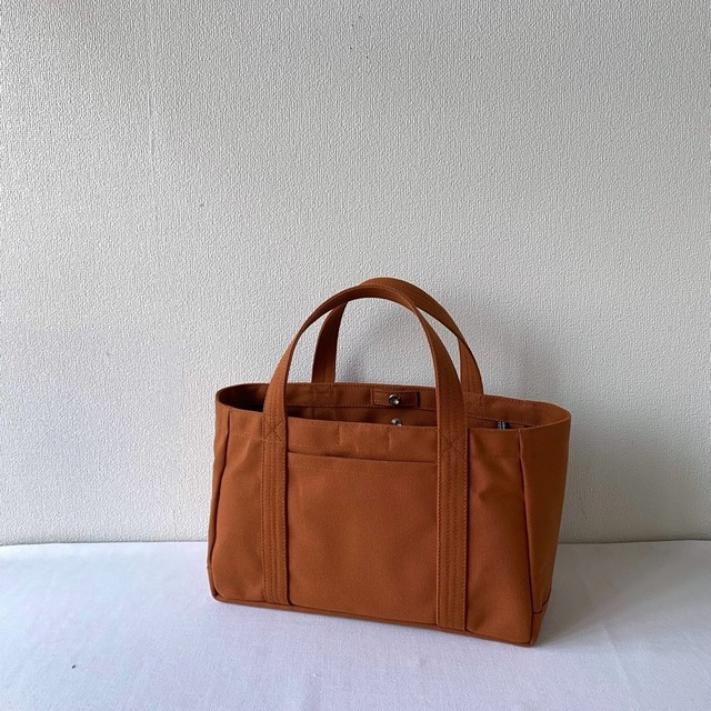 【全6色】「軽いボックストート」ミニサイズ／アルマダ8号帆布【受注制作】