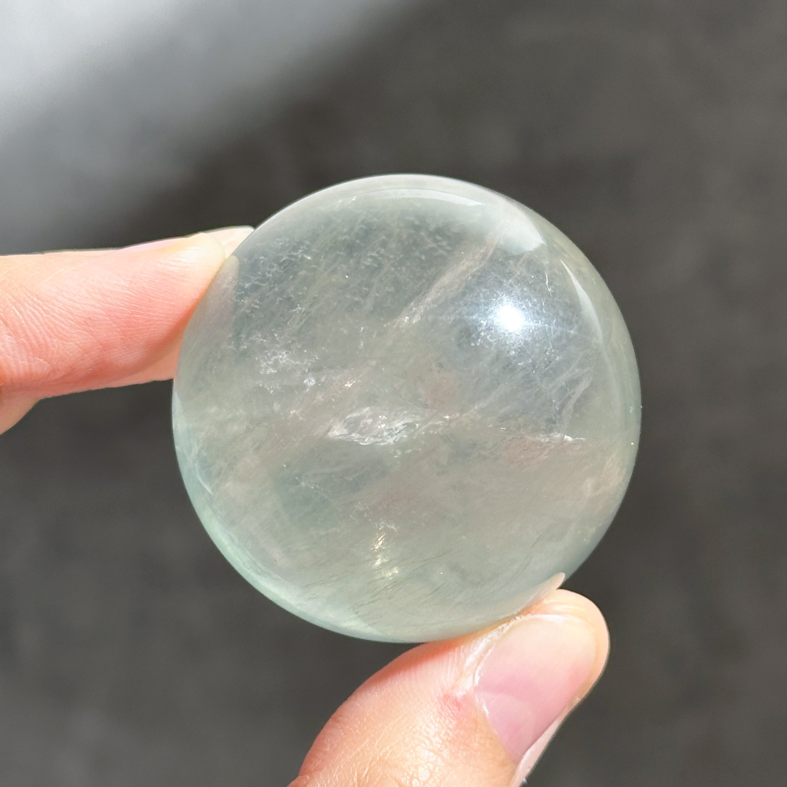 レインボーフローライト スフィア（丸玉)02◇ Rainbow Fluorite Sphere