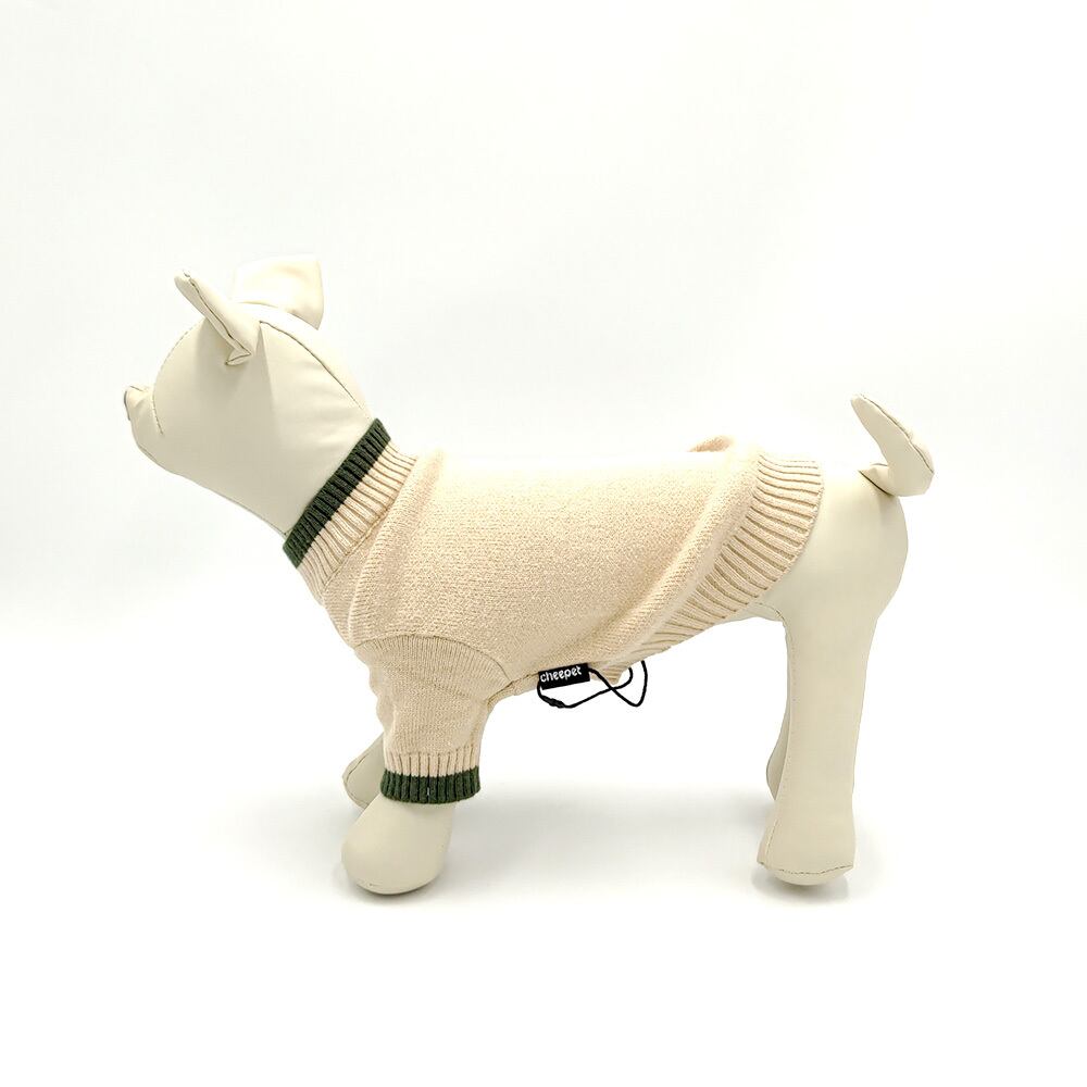 秋冬新作】小型犬用配色ニット タグ胸元 | CafeWayWay291