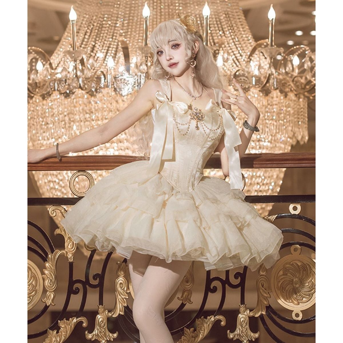 アイボリーギャラクシープリンセスドレスセット | Maiden's Rêve