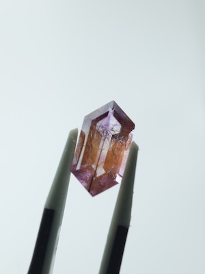 Goethite in Amethyst Faceted - c20