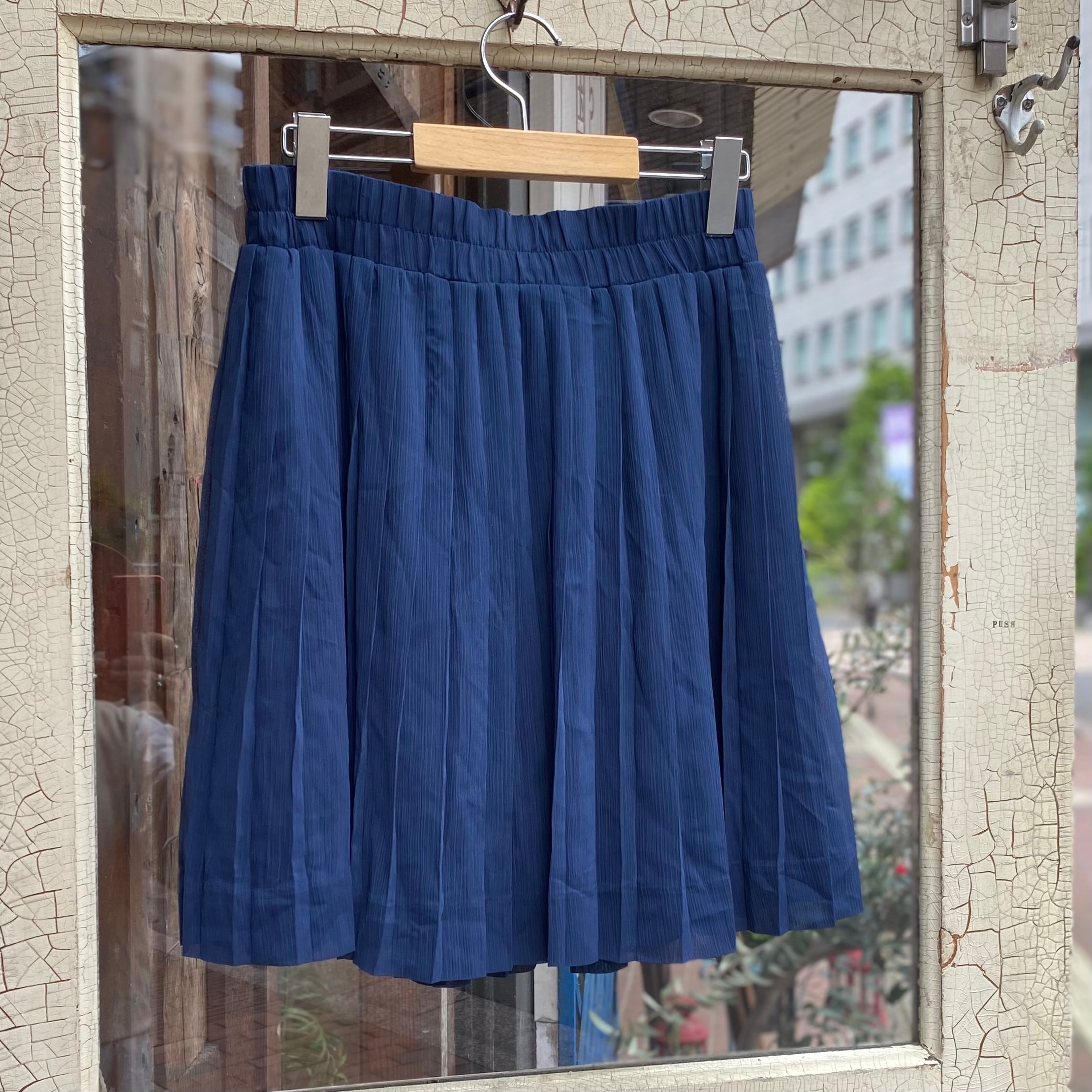 Chiffon Mini Skirt / シフォン ミニ プリーツ スカート 古着