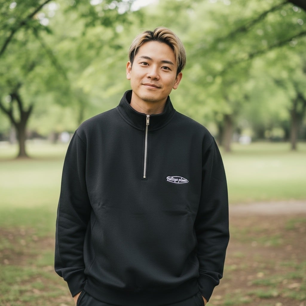 2025AW】ハーフジップスウェットTR | Foliage plant